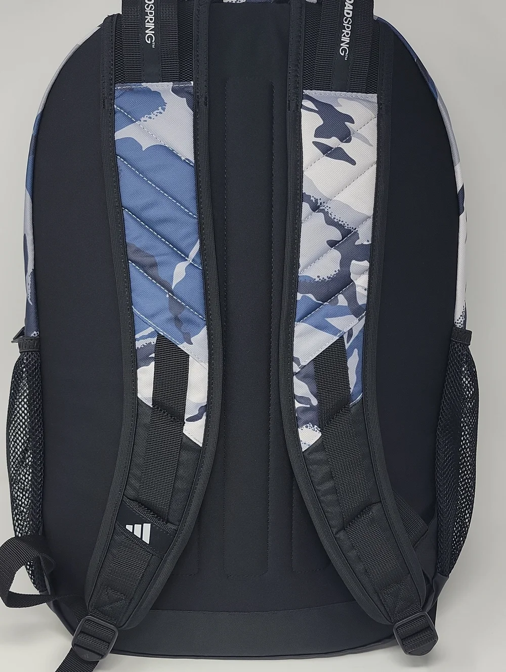 adidas Men’s Blue and Gray Camo Backpack Primetime